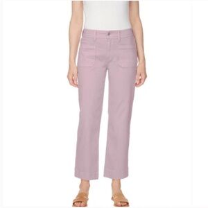 Buffalo David Bitton Light Pink Cropped Trousers